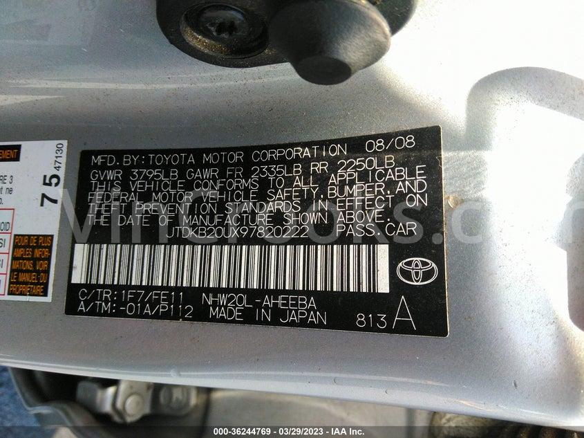 JTDKB20UX97820222