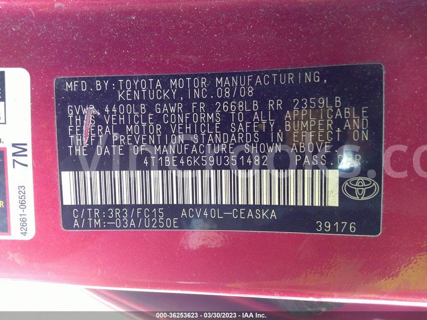4T1BE46K59U351482