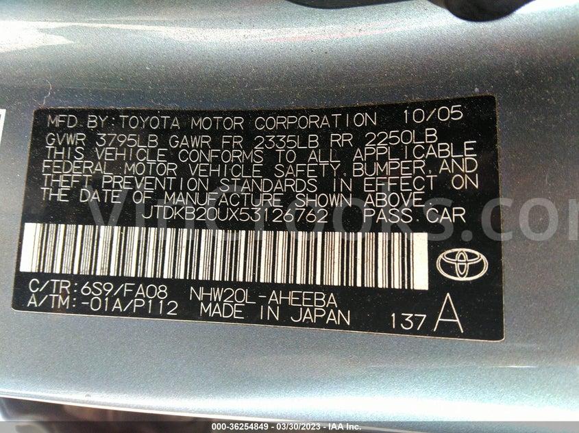 JTDKB20UX53126762