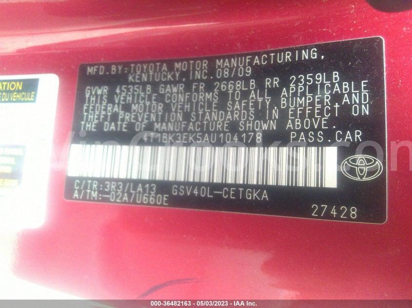 4T1BK3EK5AU104178