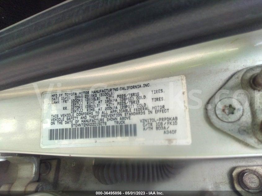 5TEHN72NX2Z015078
