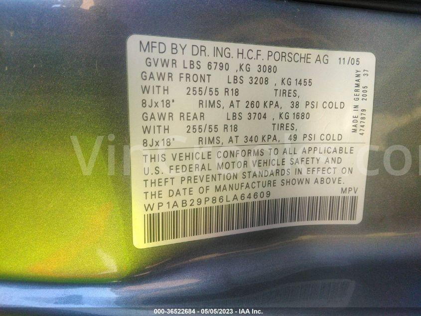 WP1AB29P86LA64609