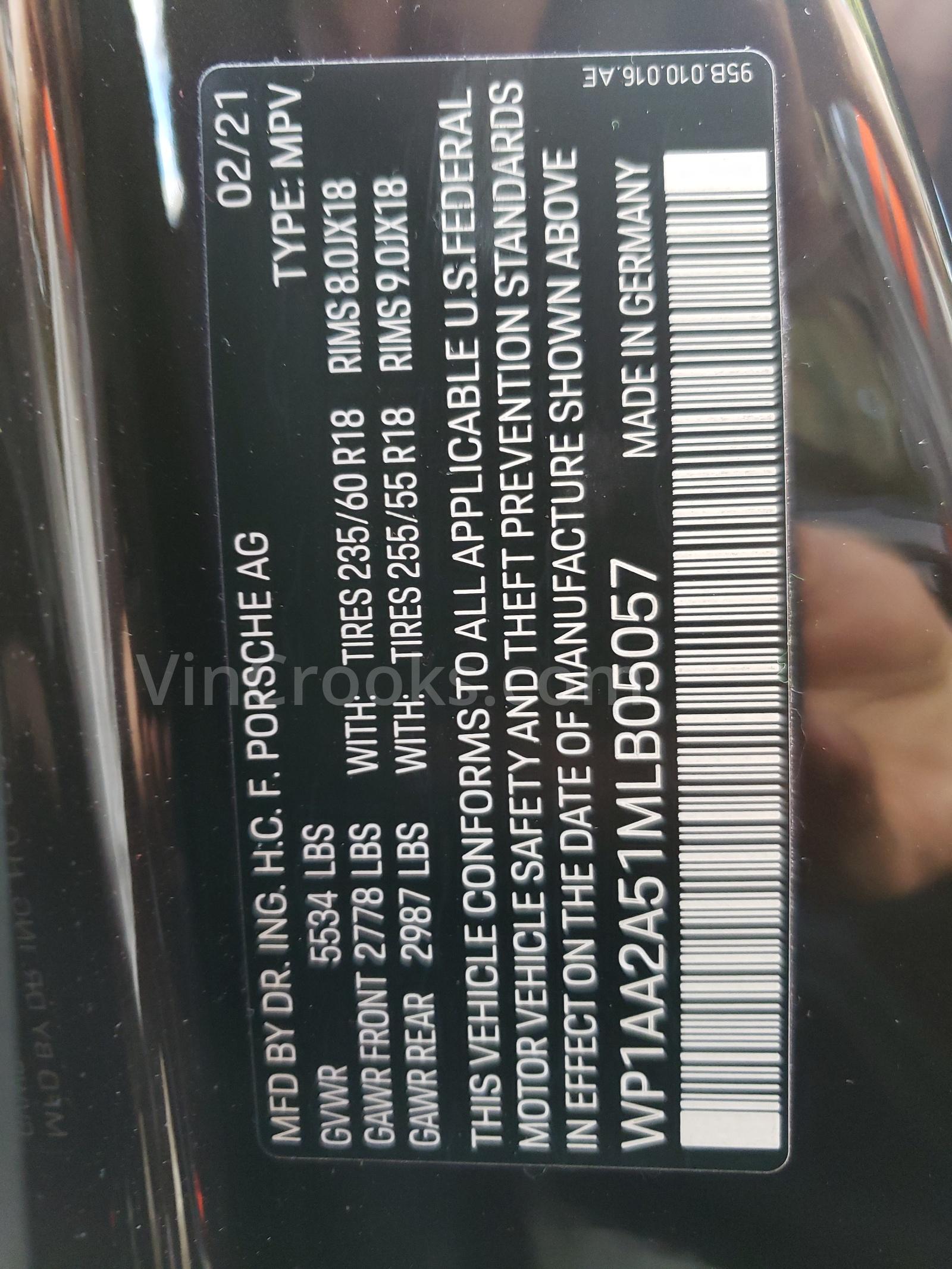 WP1AA2A51MLB05057
