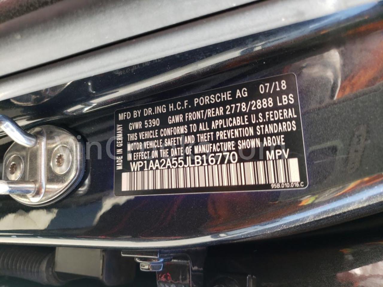 WP1AA2A55JLB16770