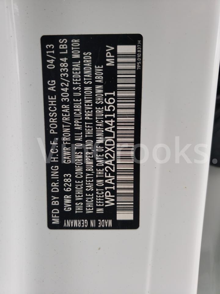 WP1AF2A2XDLA41561