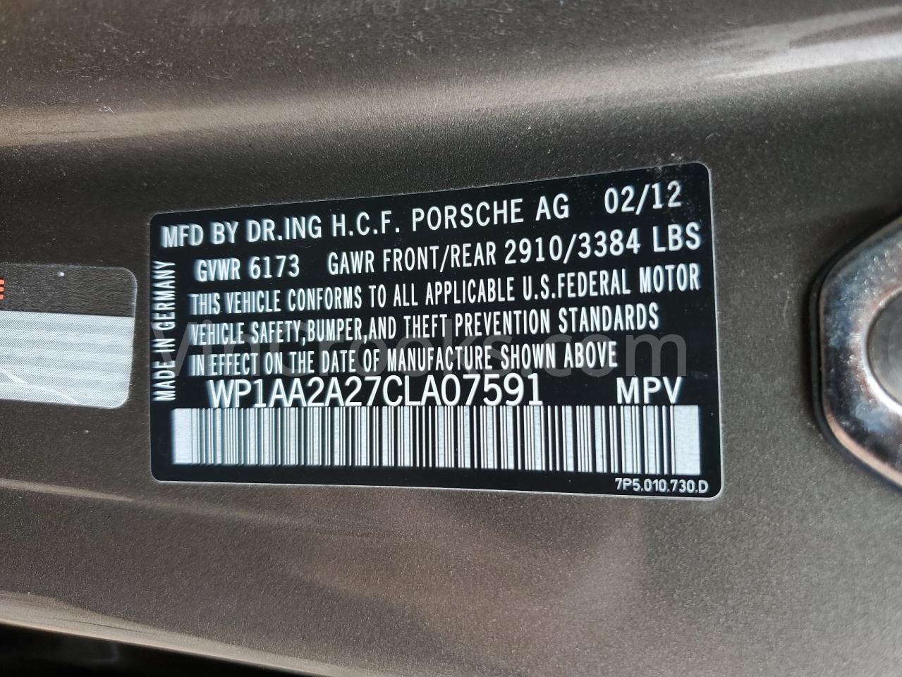 WP1AA2A27CLA07591