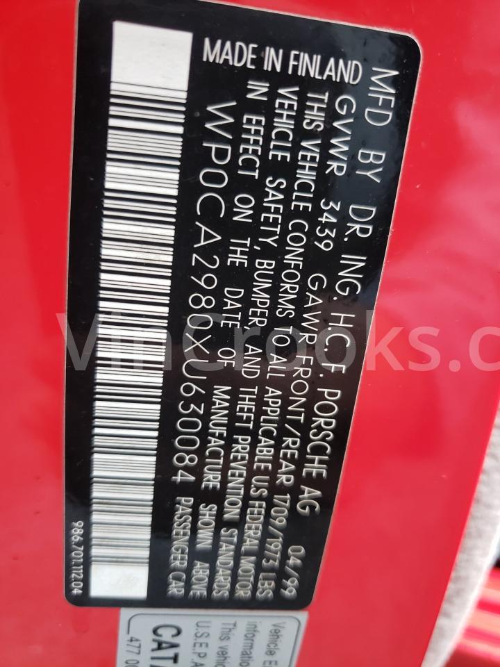 WP0CA2980XU630084