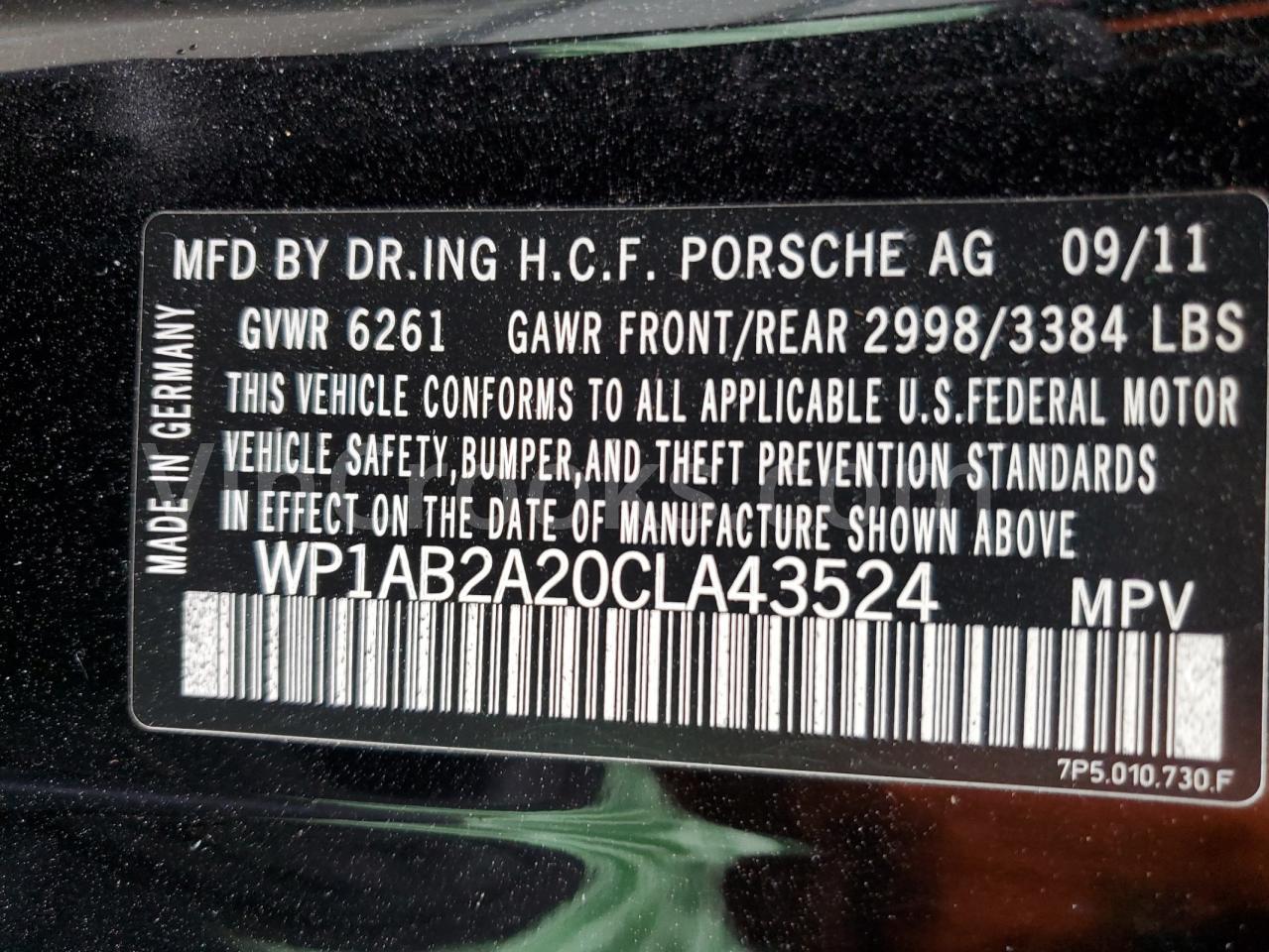 WP1AB2A20CLA43524