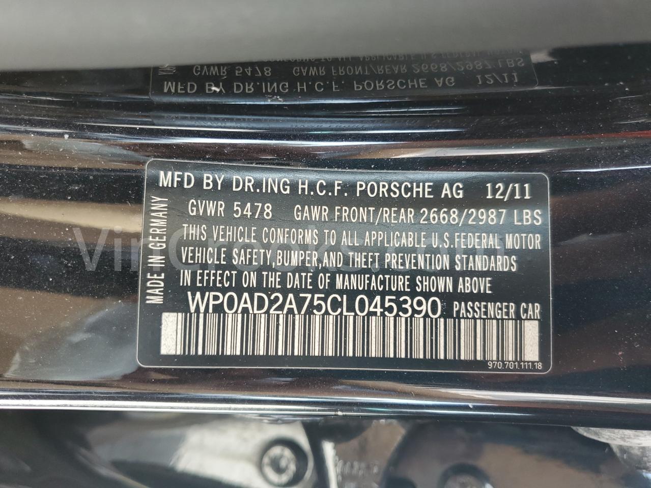 WP0AD2A75CL045390