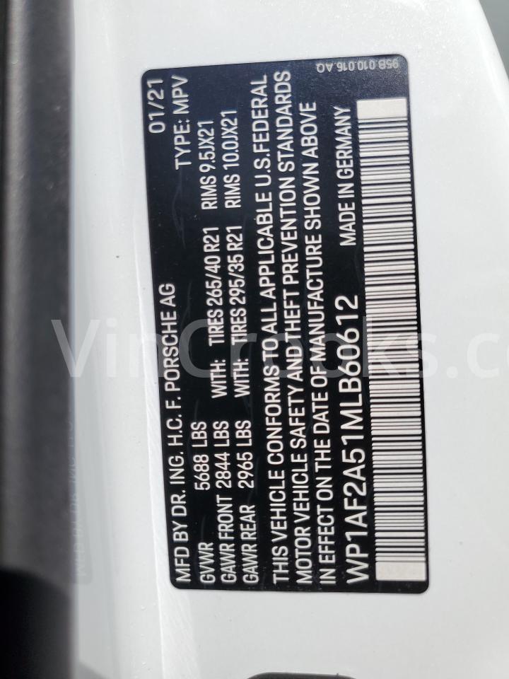 WP1AF2A51MLB60612