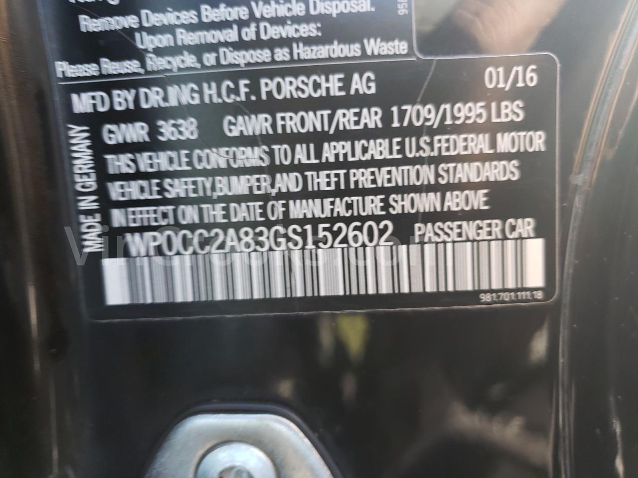 WP0CC2A83GS152602