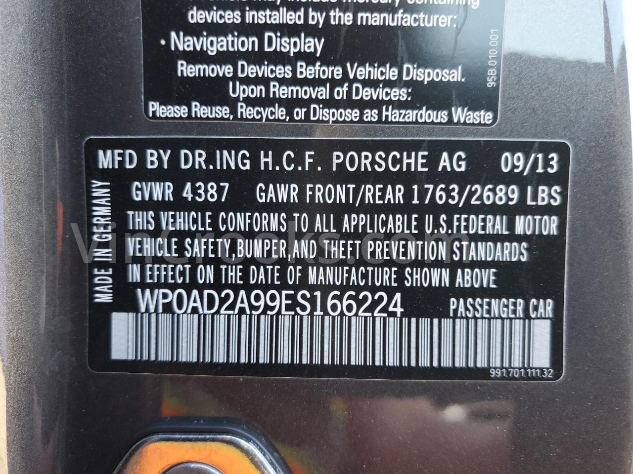 WP0AD2A99ES166224