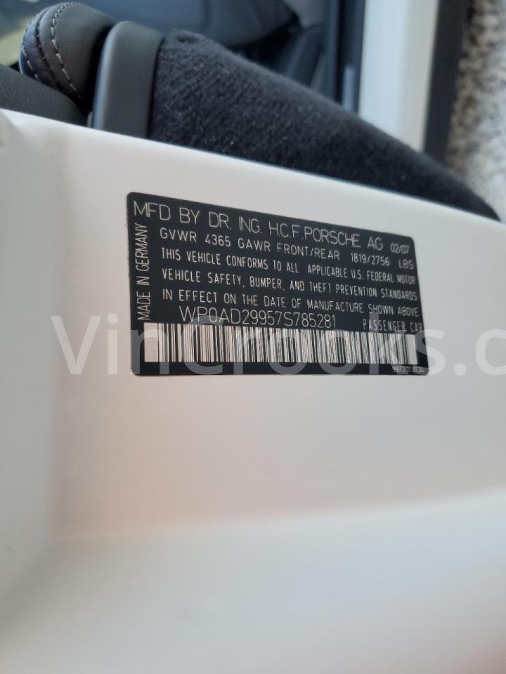 WP0AD29957S785281