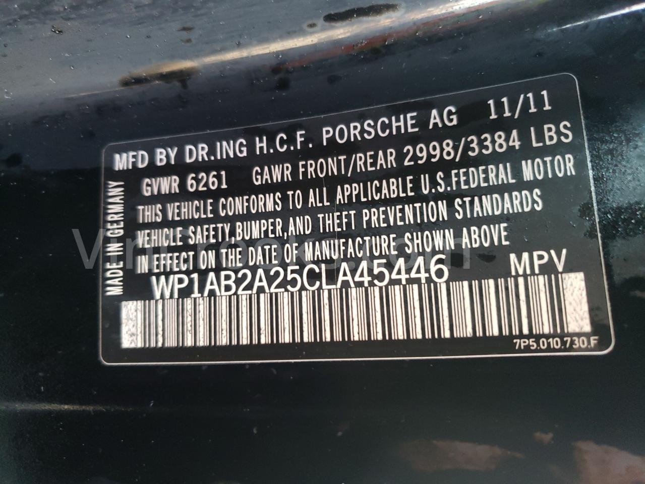 WP1AB2A25CLA45446