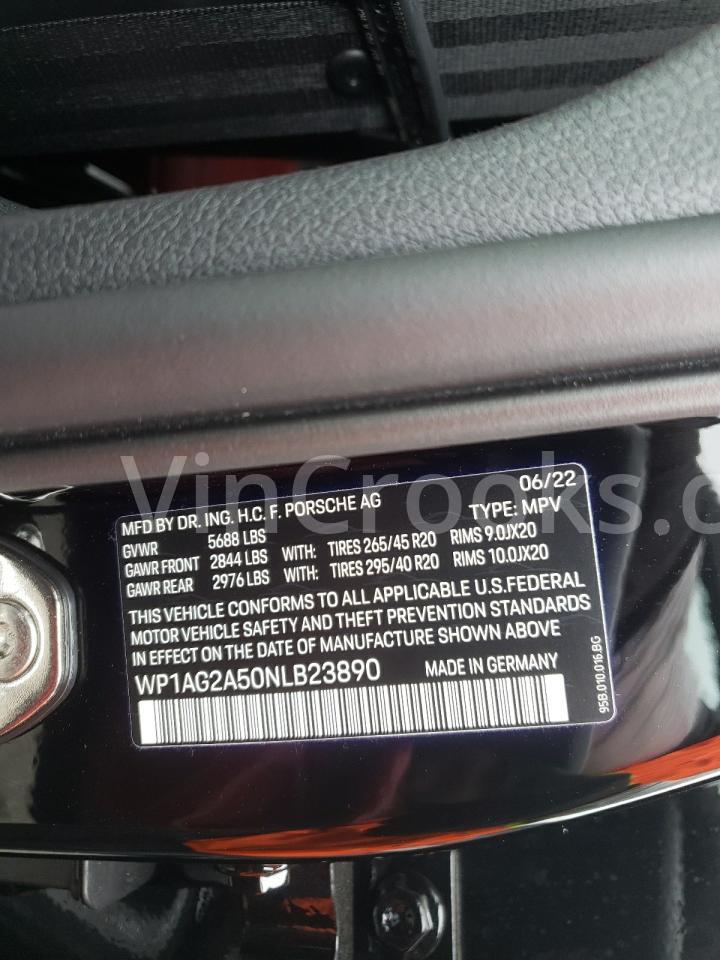 WP1AG2A50NLB23890