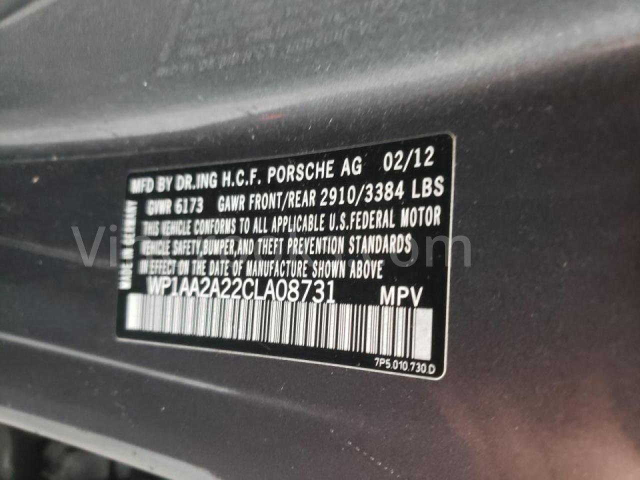 WP1AA2A22CLA08731