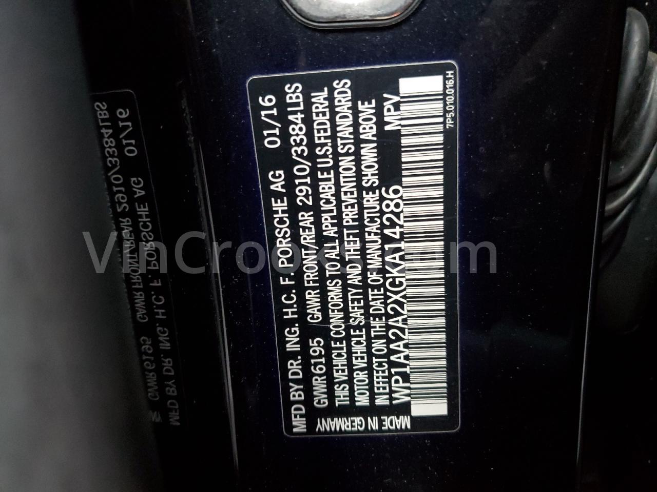 WP1AA2A2XGKA14286