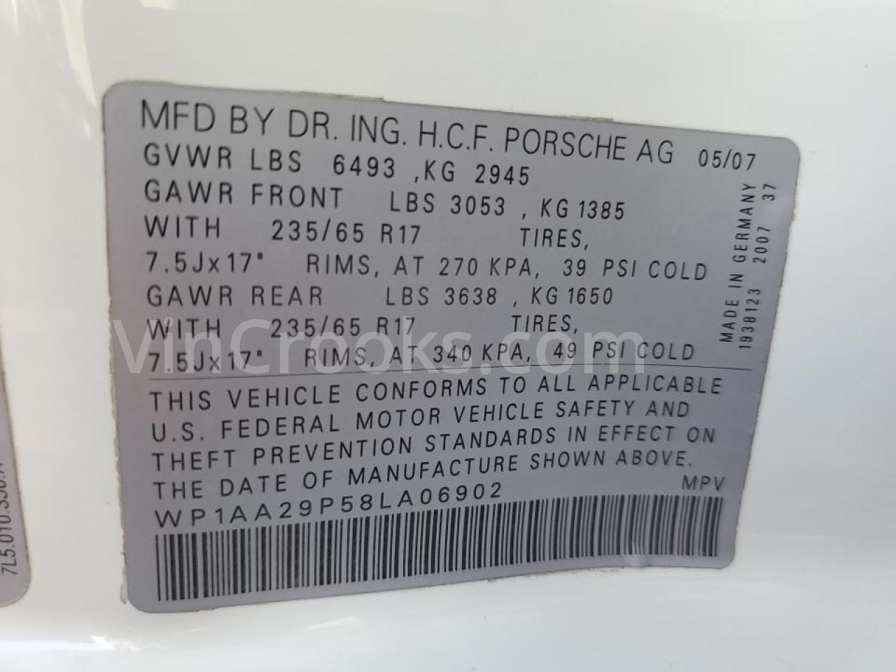 WP1AA29P58LA06902