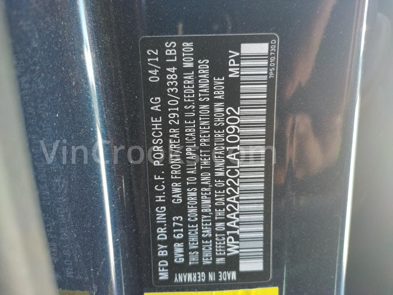 WP1AA2A22CLA10902
