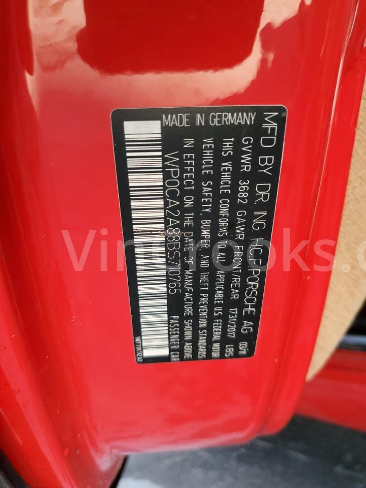 WP0CA2A88BS710765