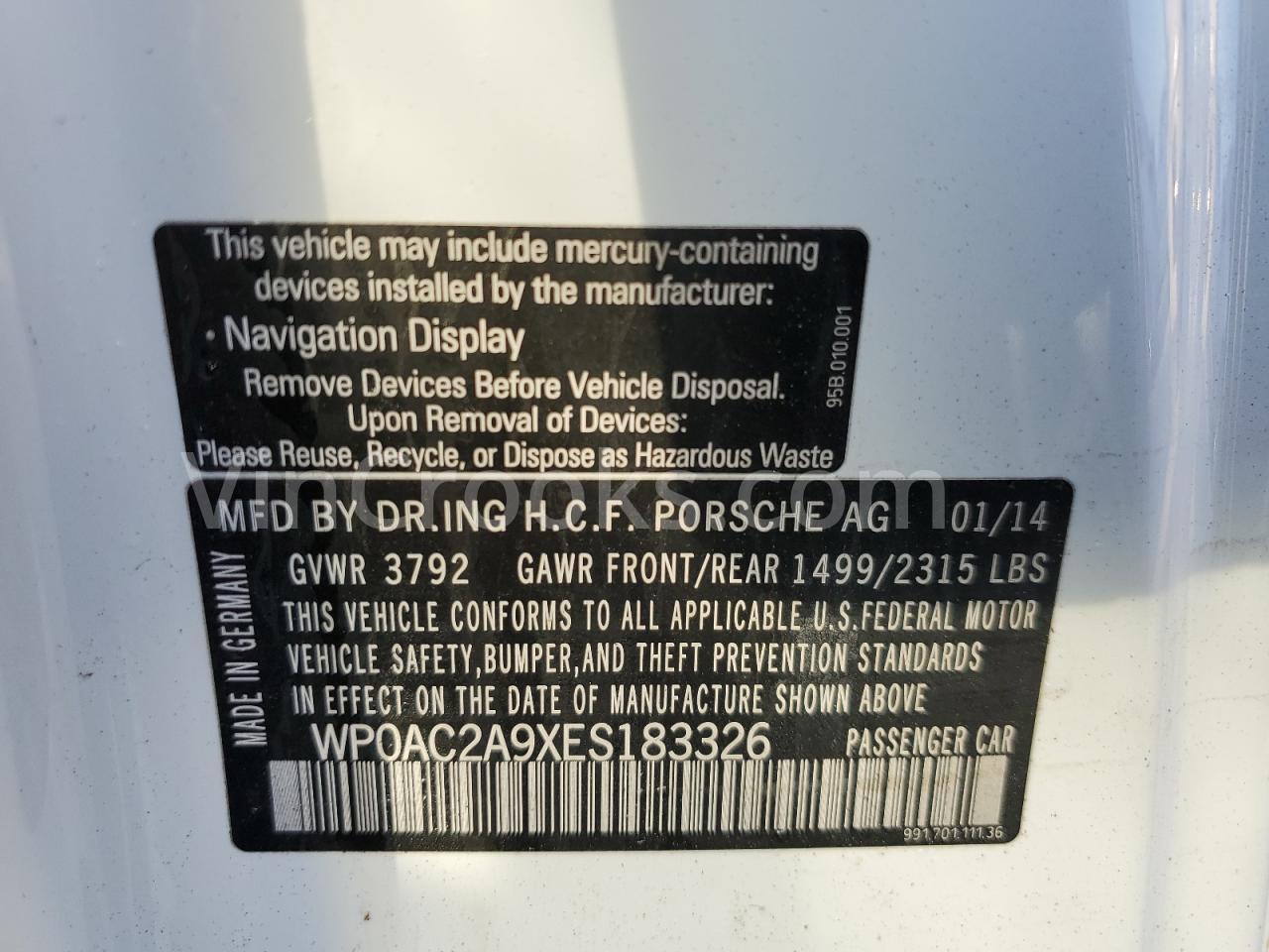 WP0AC2A9XES183326
