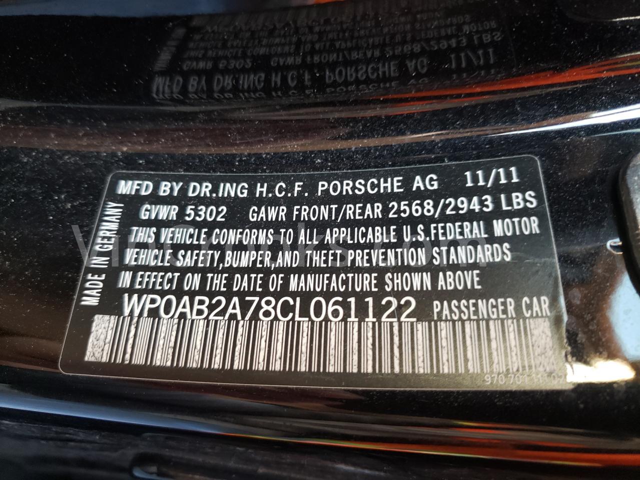 WP0AB2A78CL061122
