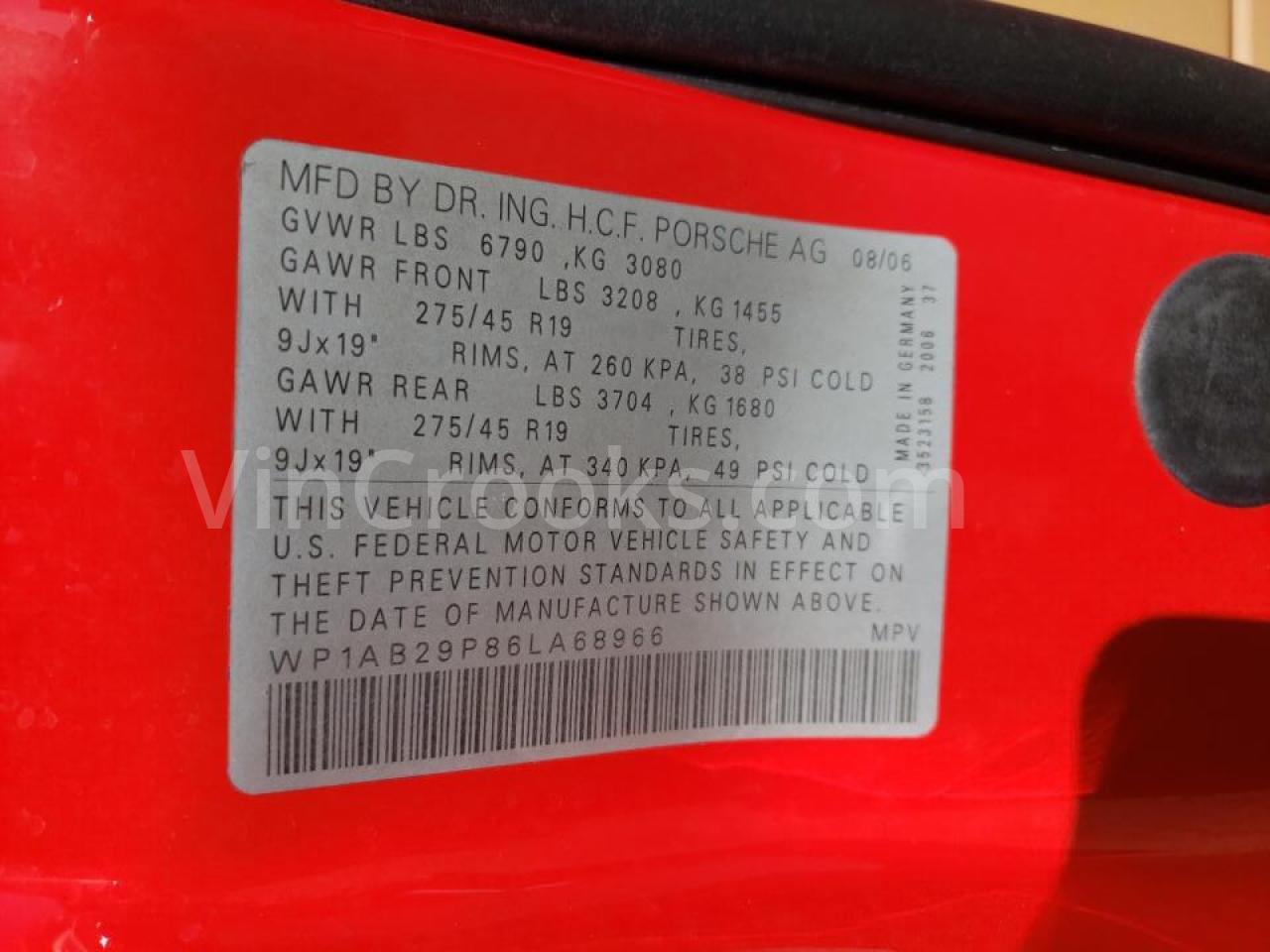 WP1AB29P86LA68966