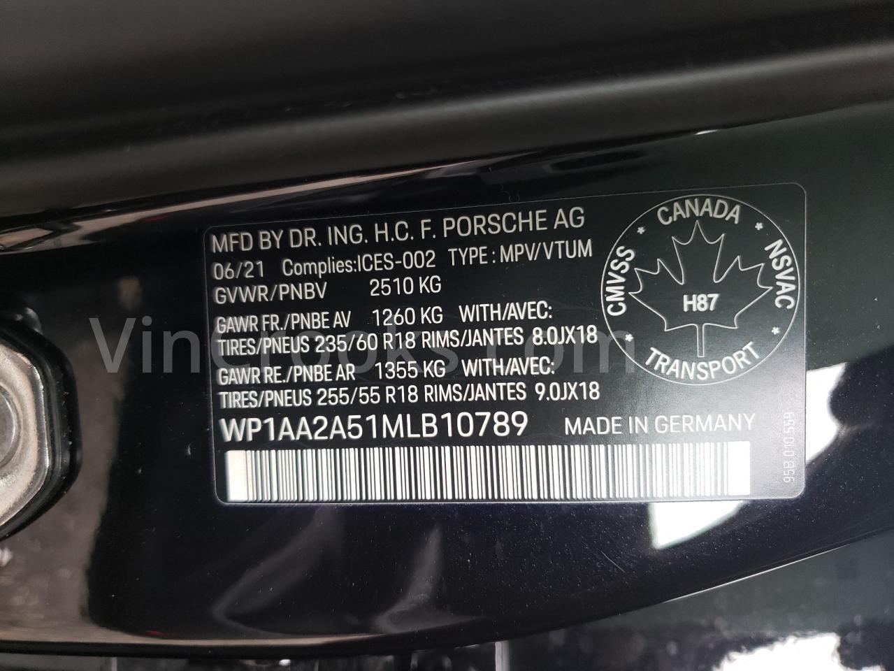 WP1AA2A51MLB10789
