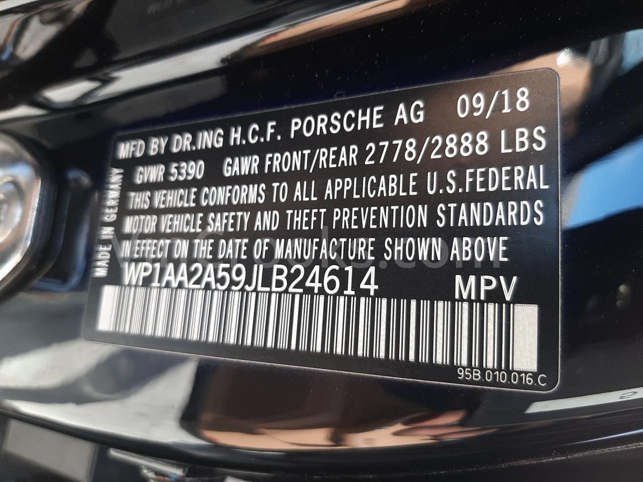 WP1AA2A59JLB24614