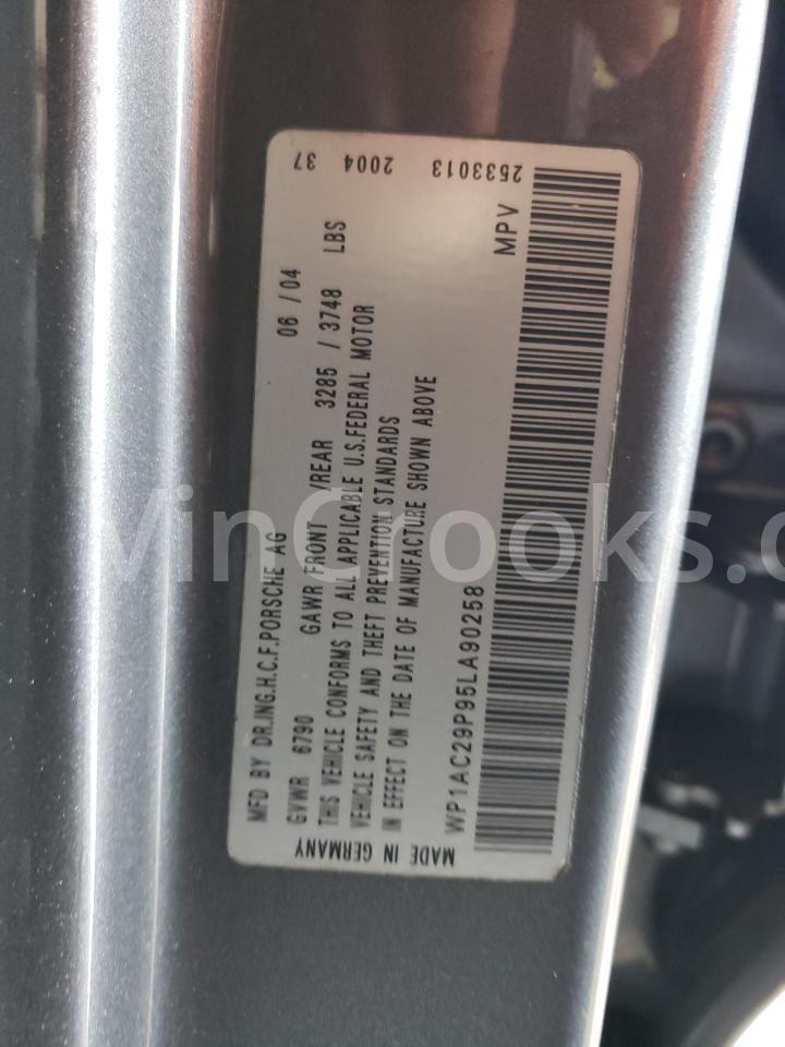 WP1AC29P95LA90258