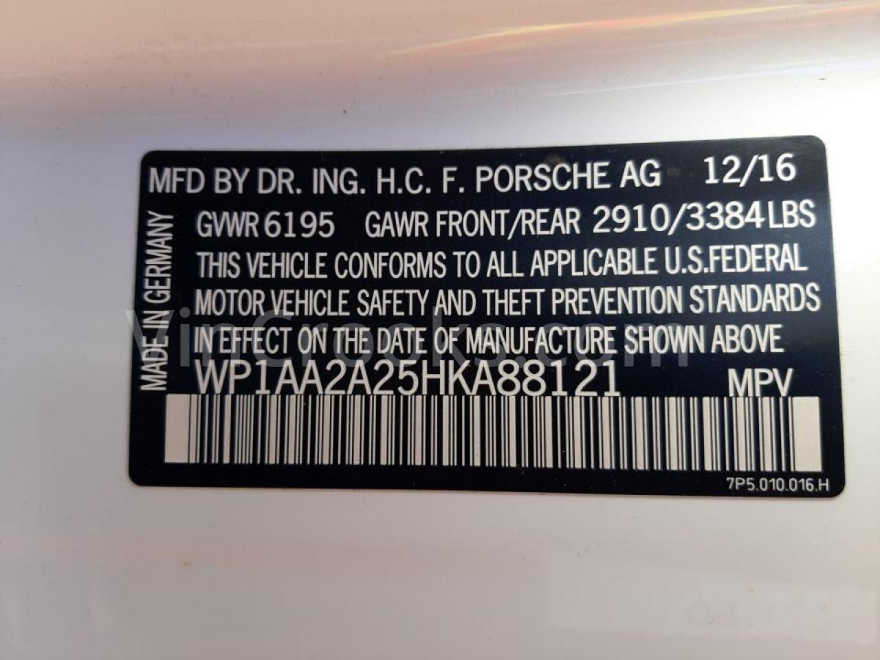 WP1AA2A25HKA88121