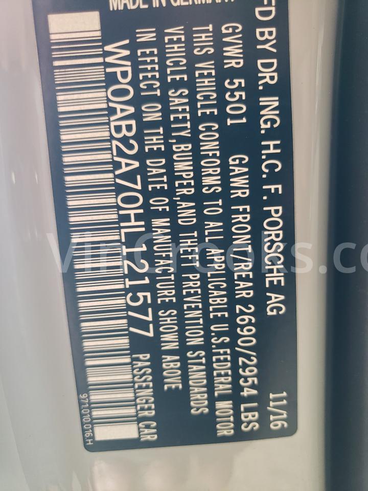 WP0AB2A70HL121577