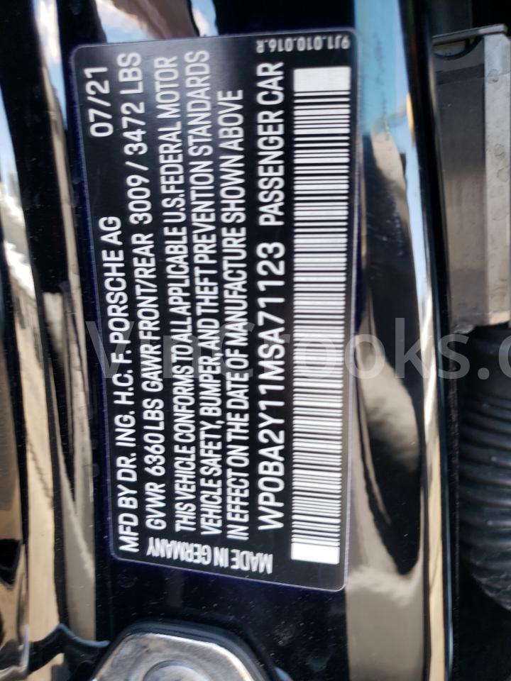 WP0BA2Y11MSA71123