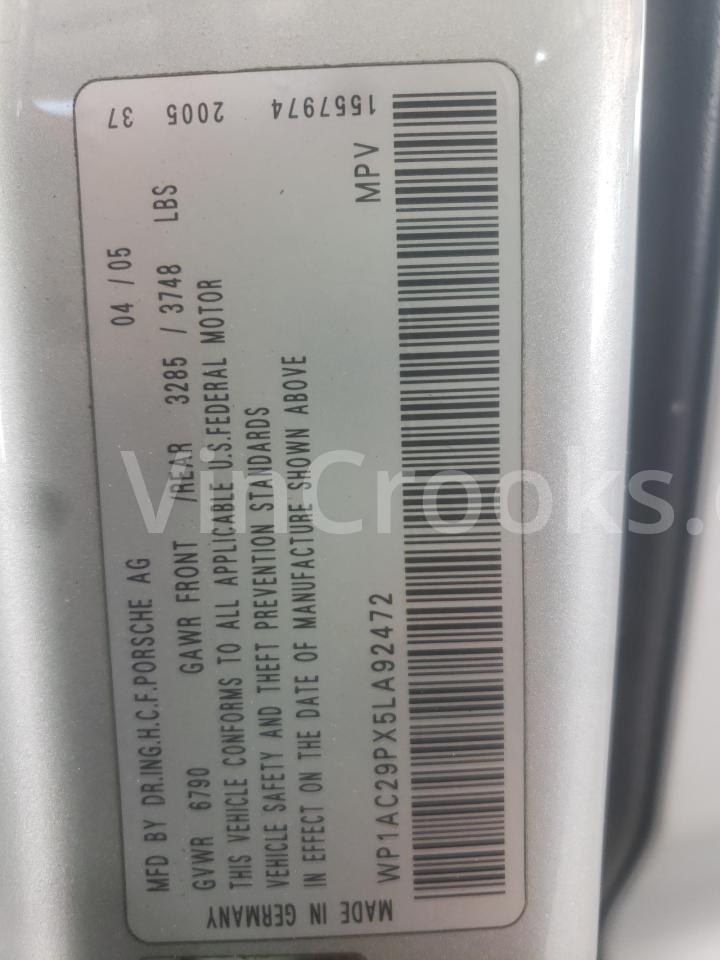 WP1AC29PX5LA92472