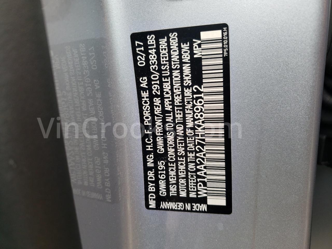 WP1AA2A27HKA89612