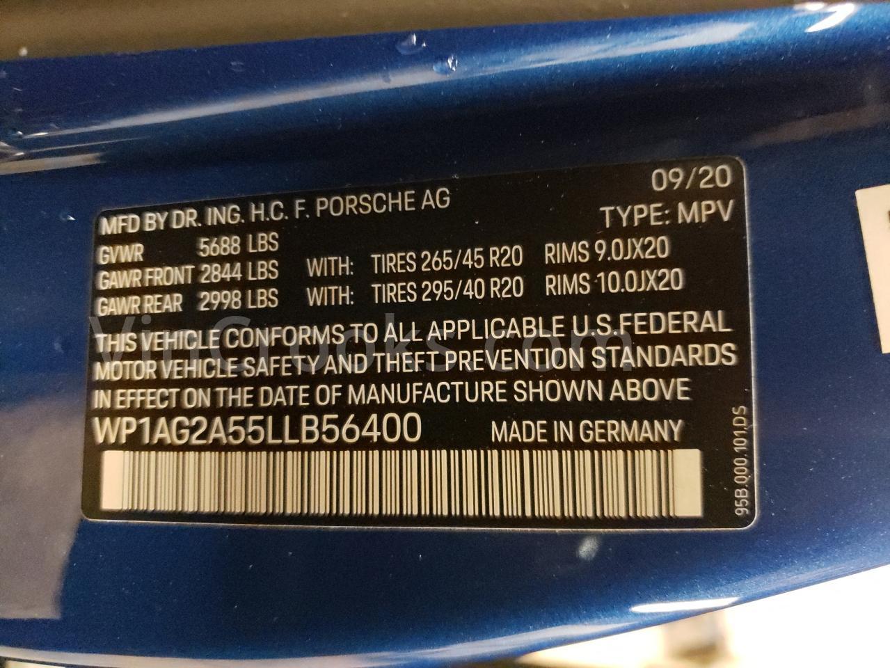 WP1AG2A55LLB56400