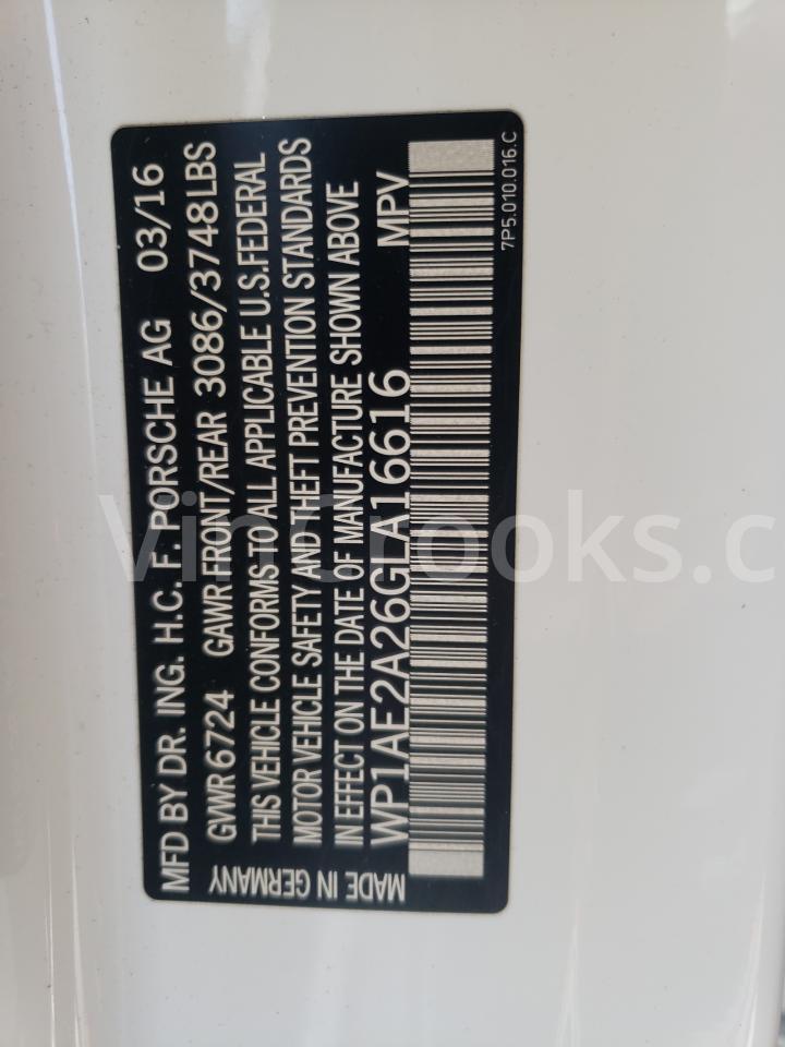 WP1AE2A26GLA16616