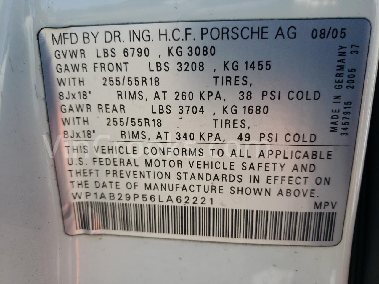 WP1AB29P56LA62221