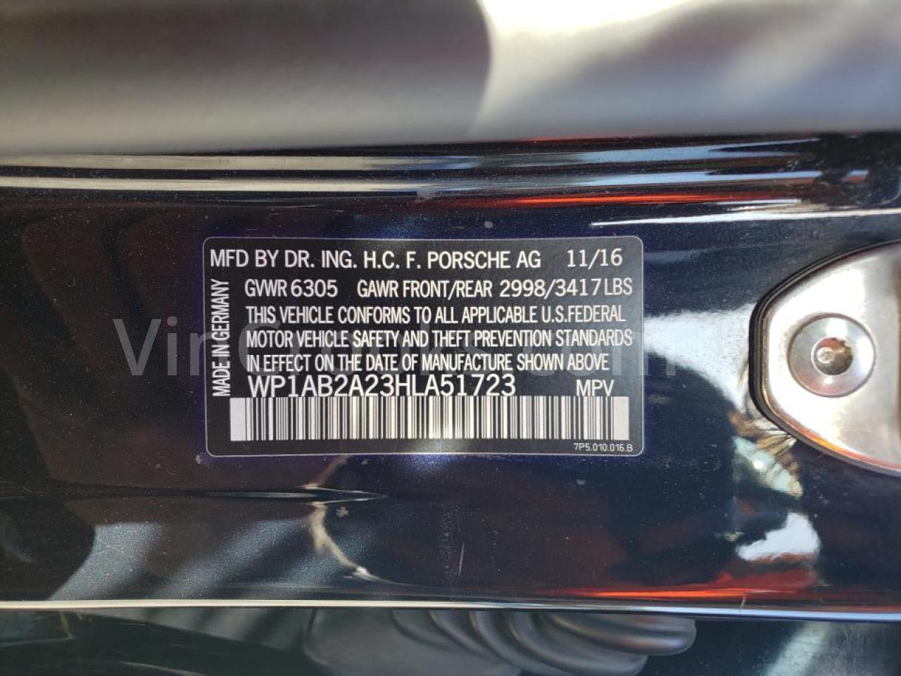 WP1AB2A23HLA51723