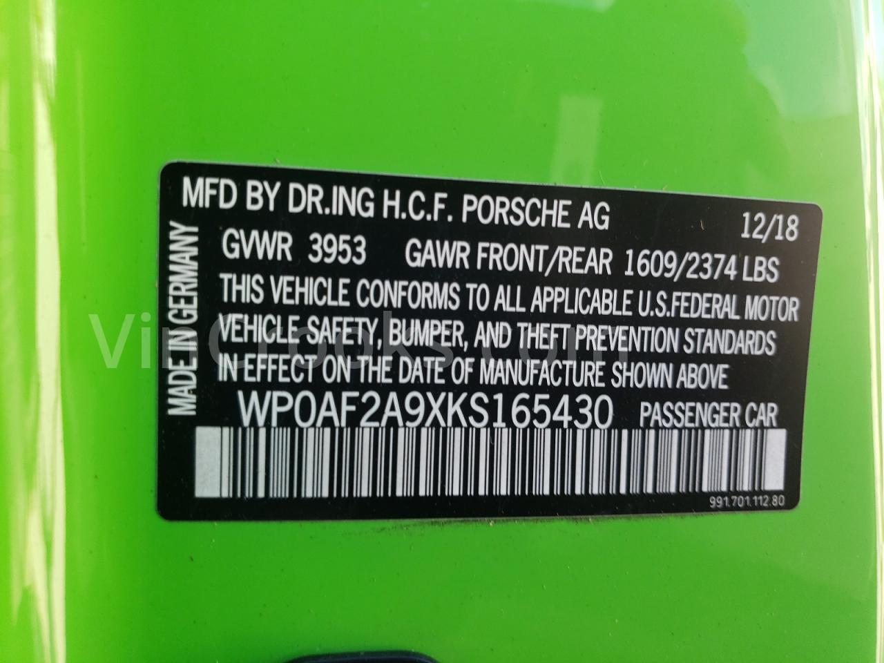 WP0AF2A9XKS165430