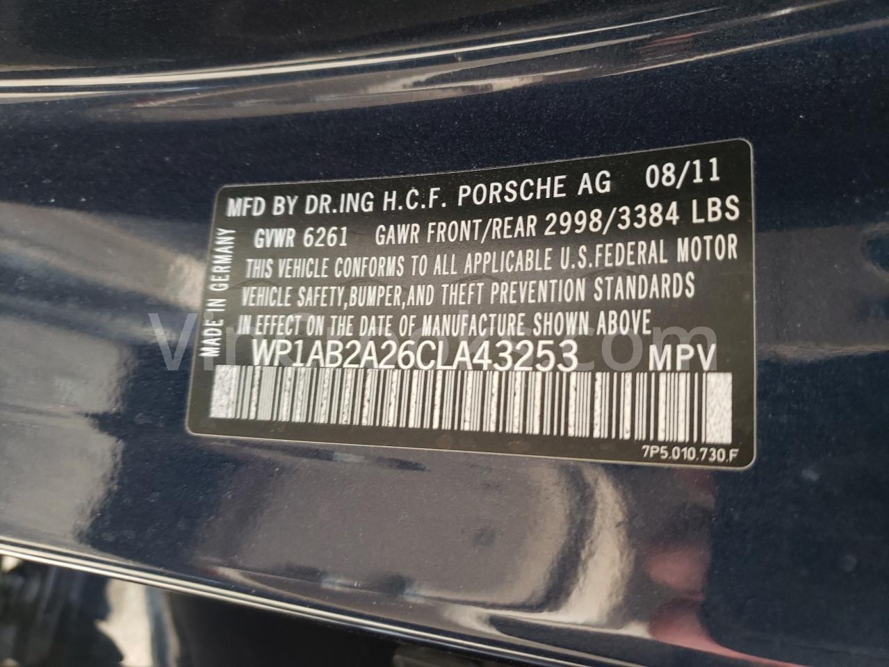 WP1AB2A26CLA43253