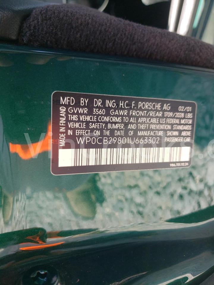 WP0CB29801U663302