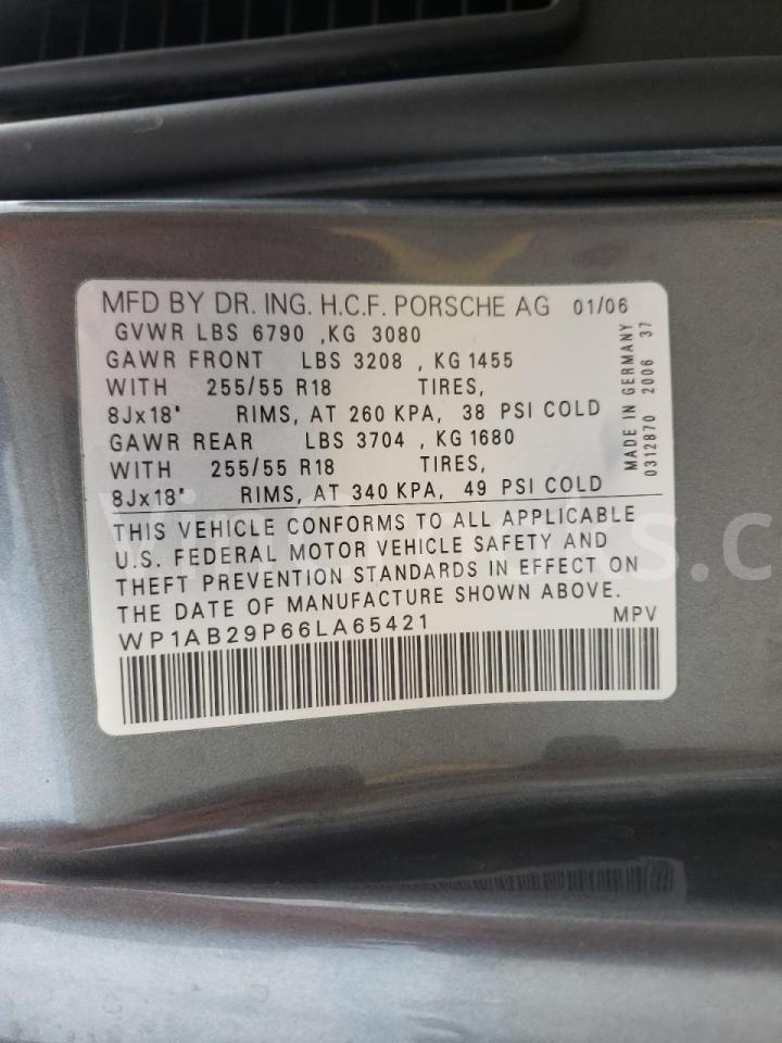 WP1AB29P66LA65421