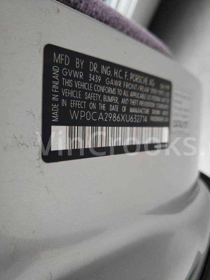 WP0CA2986XU632714