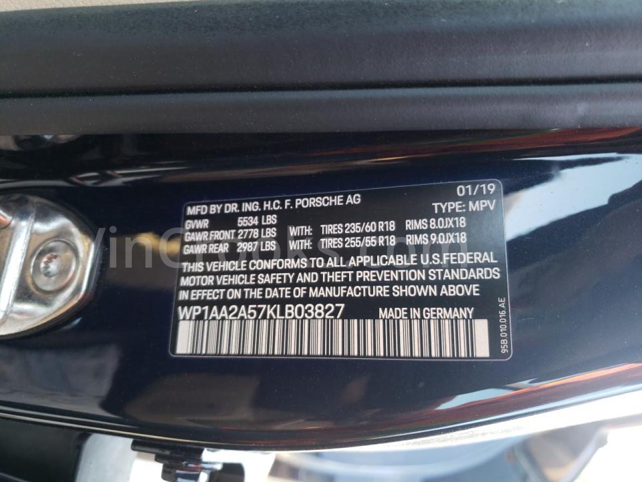 WP1AA2A57KLB03827