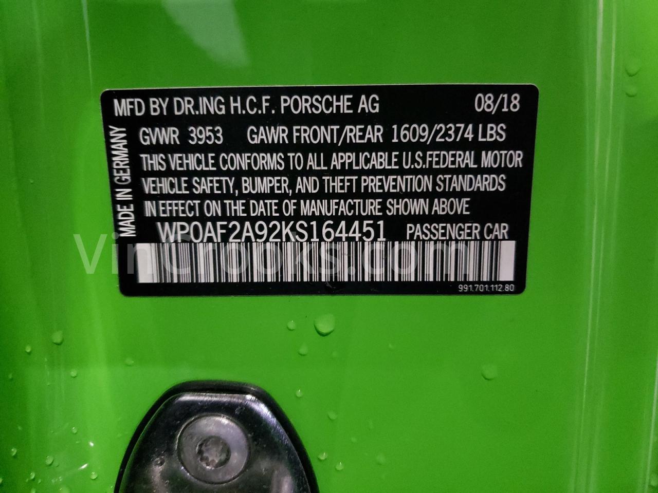 WP0AF2A92KS164451