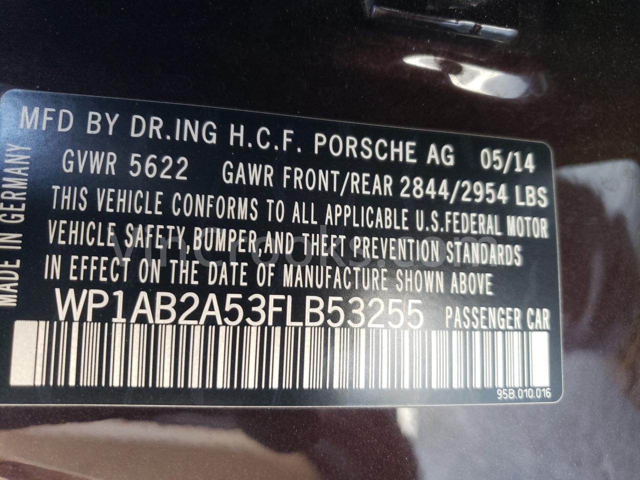 WP1AB2A53FLB53255