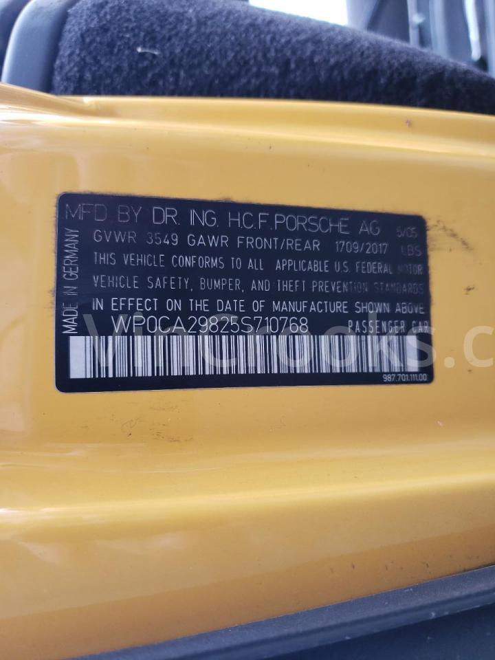 WP0CA29825S710768