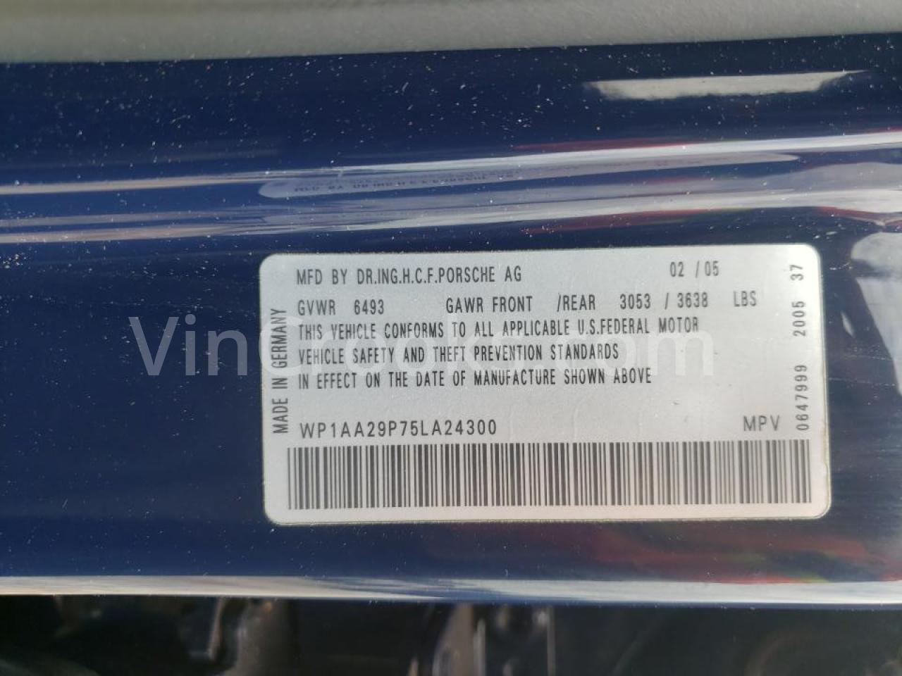 WP1AA29P75LA24300