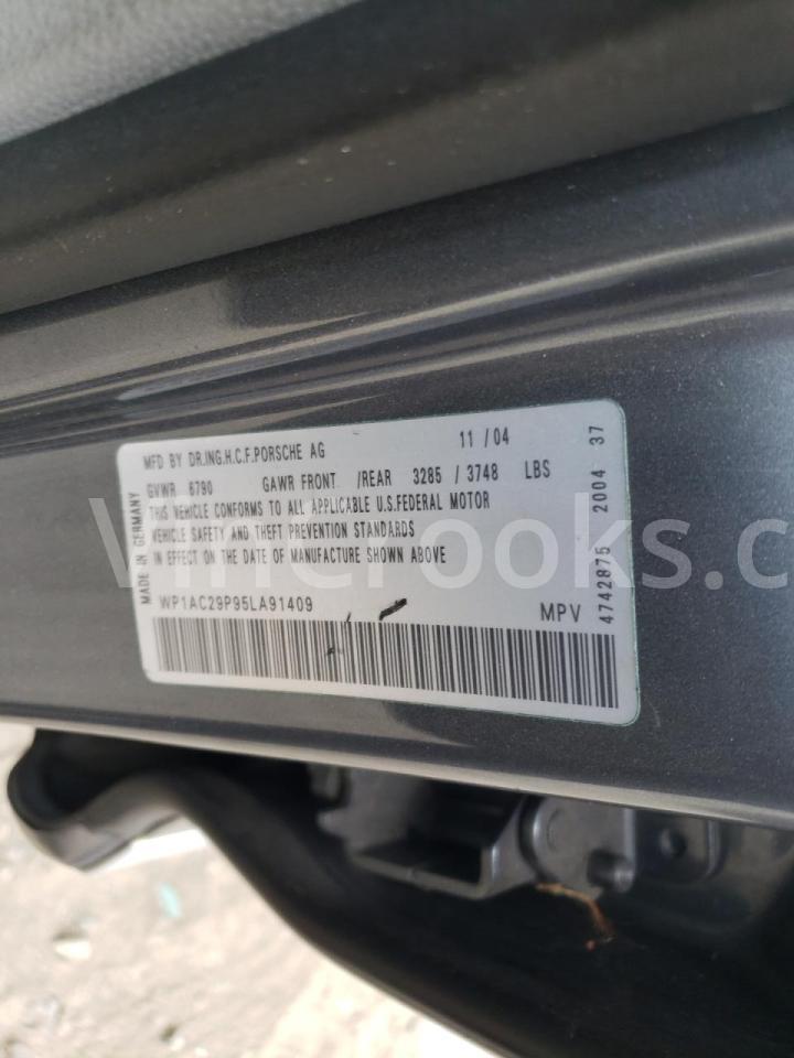 WP1AC29P95LA91409